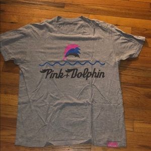 Pink dolphin t shirt
